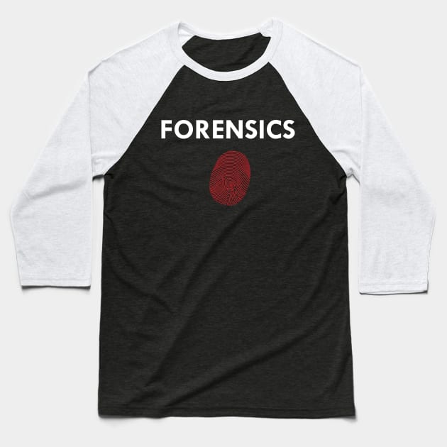 Forensics Baseball T-Shirt by KC Happy Shop